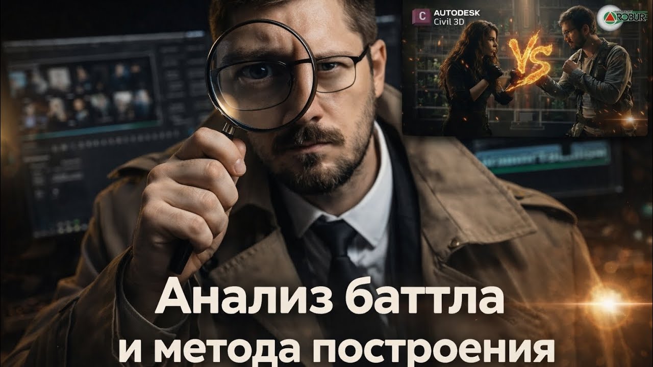Анализ баттла Civil3D vs Robur